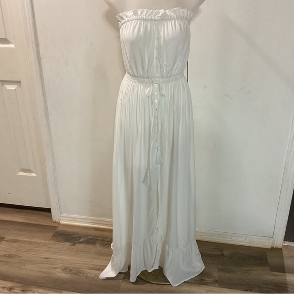 TART Ryden White Maxi Dress Size S NWT - Picture 5 of 13